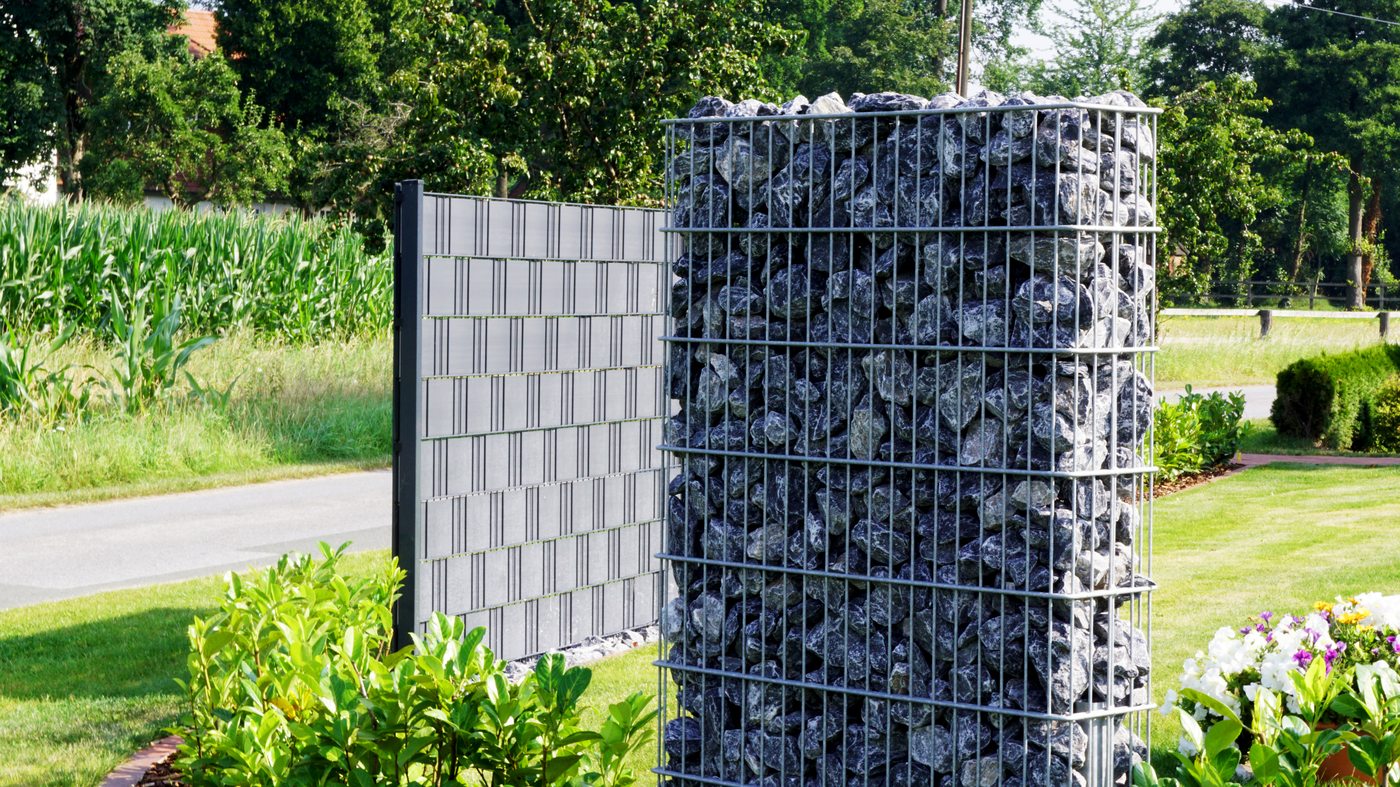 Gabionenzaun montiert von Zaunonkel GmbH