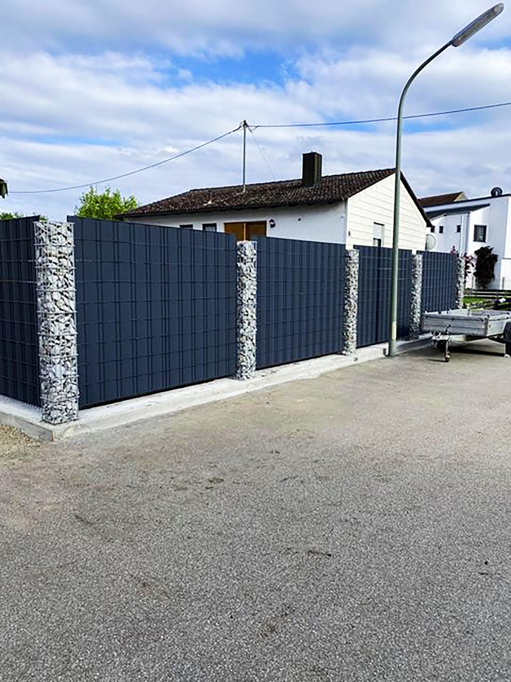 Gabionenzaun montiert von Zaunonkel GmbH