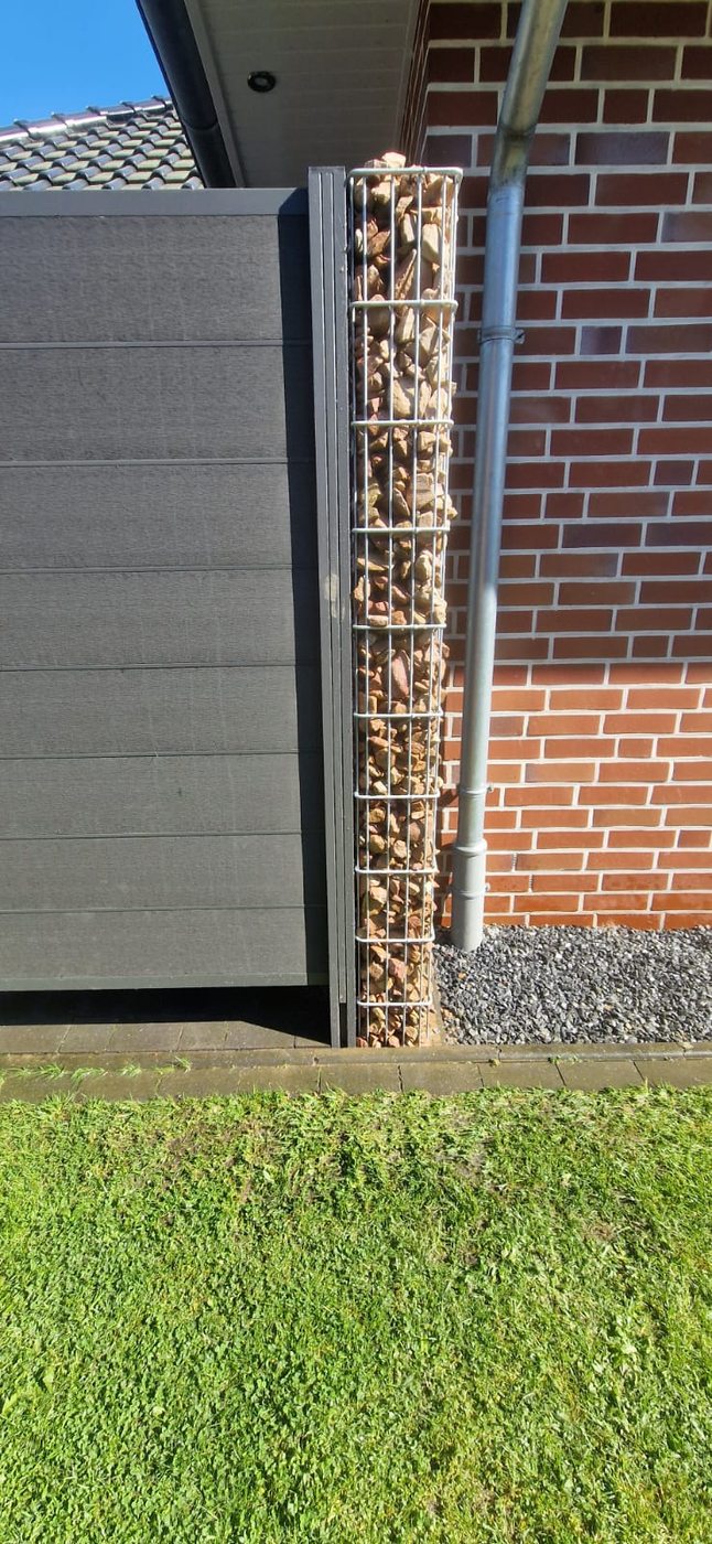 Gabionenzaun montiert von Zaunonkel GmbH
