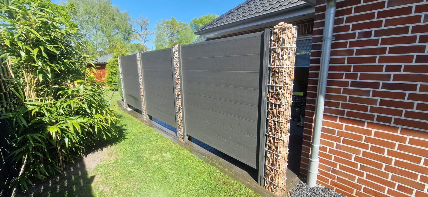 Gabionenzaun montiert von Zaunonkel GmbH